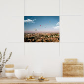 ballonnen over Bristol. Poster (Keuken)