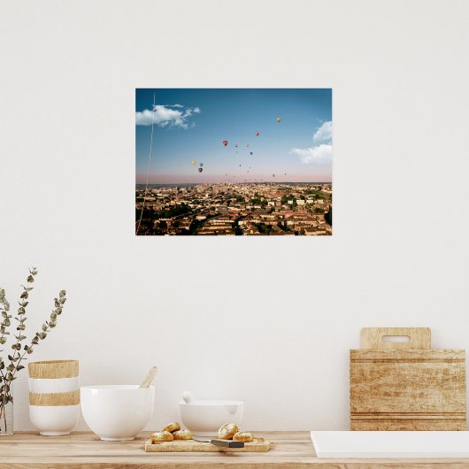 ballonnen over Bristol. Poster (Keuken)