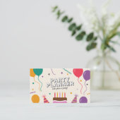 Ballonnen - Party Planner Visitekaartje (Staand voorkant)