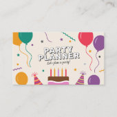 Ballonnen - Party Planner Visitekaartje (Voorkant)
