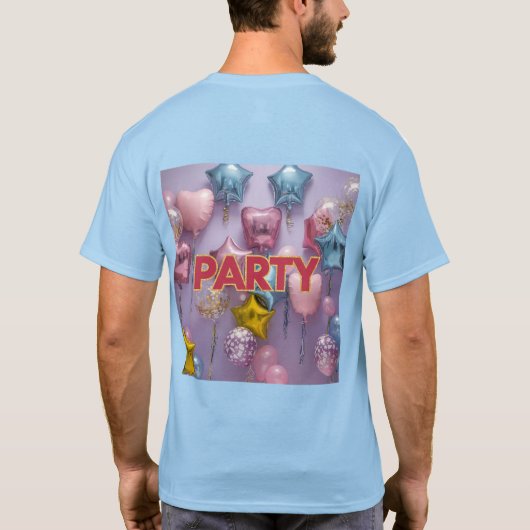 Ballonnen Party T-shirt (Achterkant)