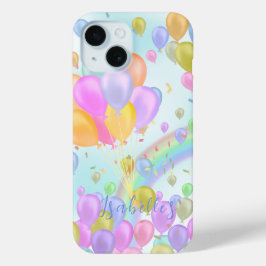 Ballonnen Pastel iPhone 15 Case