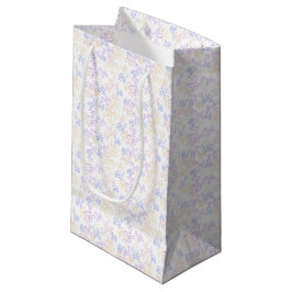 Ballonnen - Pastel Omlijning Witte Achtergrond Klein Cadeauzakje