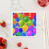 Ballonnen servetten voor verjaardag (Insitu)