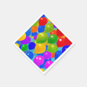 Ballonnen servetten voor verjaardag (Hoek)