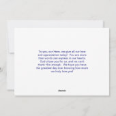 Ballonnen speciale Vaderdag Feestdagenkaart (Achterkant)