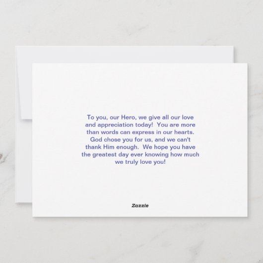 Ballonnen speciale Vaderdag Feestdagenkaart (Achterkant)