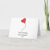 Ballonnen stijgen kaart (Achterkant)