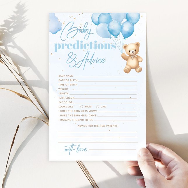 Ballonnen teddybeer voorspellingen en advies van d (Creator heeft geüpload)