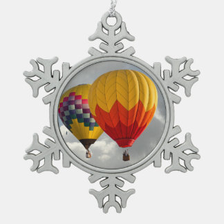 BALLONNEN TIN SNEEUWVLOK ORNAMENT