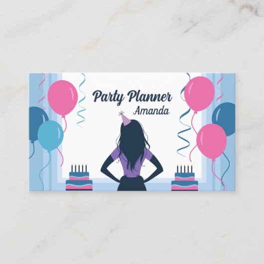 Ballonnen & Twists - Party Planner Visitekaartje (Voorkant)
