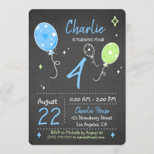 Ballonnen   Uitnodiging van de vogeldag in Chalkbo