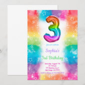 Ballonnen Uitnodigingen (Voorkant / Achterkant)