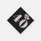 ballonnen van 40e verjaardagsfeest servet (Hoek)