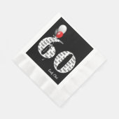 ballonnen van het 60e verjaardagsfeest servetten (Hoek)