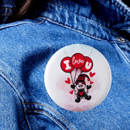 Ballonnen van Liefde: Ik hou van je Button