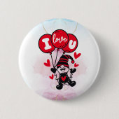 Ballonnen van Liefde: Ik hou van je Button (Voorkant)