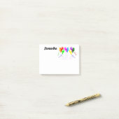 BALLONNEN verjaardag schattig kleurrijke meisjes k Post-it® Notes (Op bureau)