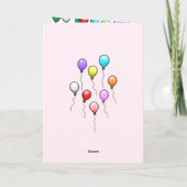 Ballonnen Verjaardagsfeestje (Achterkant)