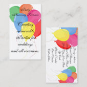 Ballonnen Visitekaartje (Voorkant / Achterkant)