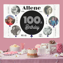 Ballonnen voor 100e verjaardagsfoto