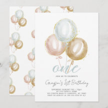 Ballonnen voor 1e verjaardag jongen