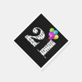 ballonnen voor 21e verjaardagsfeestje servet (Hoek)