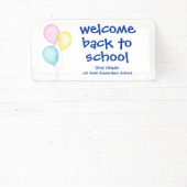 Ballonnen Welkom Terug naar school Spandoek (Insitu)