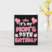 Ballonnen zijn mijn moeders 95e verjaardag 1930 95 kaart (Gele Bloem)