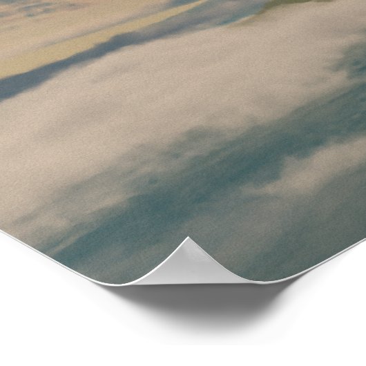 Ballonpad in de ruimte poster (Hoek)