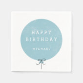 Ballonpartij Napkin - Sky Servetten (Voorkant)
