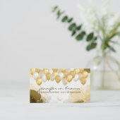 Ballonpartij: Ombre Gold Visitekaartje (Staand voorkant)