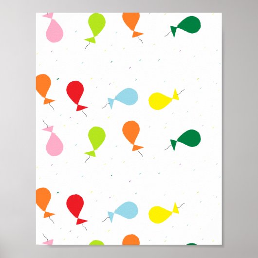 ballonpartij poster (Voorkant)