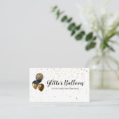 Ballonpartijdecoratie gebeurtenissenplanner visitekaartje (Staand voorkant)