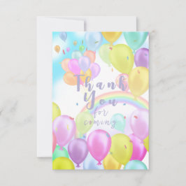 ballonpastel bedankkaart