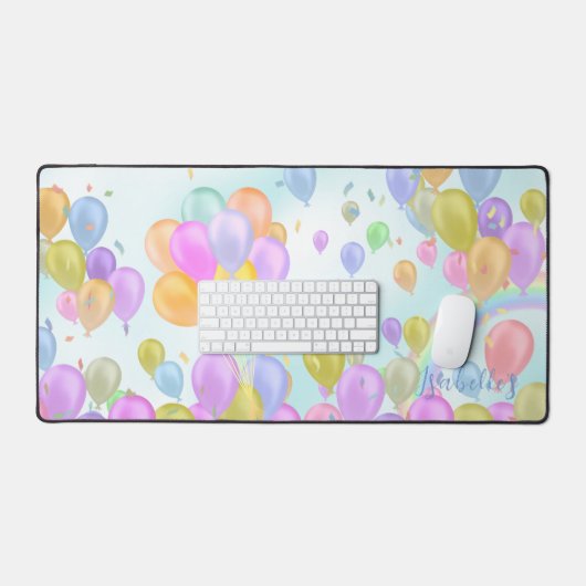 ballonpastel bureaumat (Keyboard & Muis)