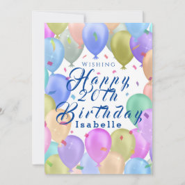 ballonpastel feestdagenkaart