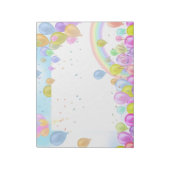 ballonpastel notitieblok (Linkerzijde)