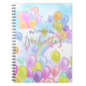 ballonpastel notitieboek (Voorkant)