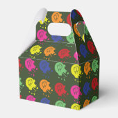 Ballonpatroon van de Groene Paintball-partij Bedankdoosjes (Voorkant Zijde)