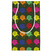 Ballonpatroon van de Groene Paintball-partij Klein Cadeauzakje (Voorkant)