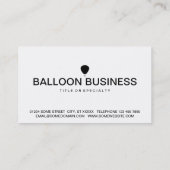 ballonpictogram visitekaartje (Achterkant)