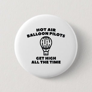 Ballonpiloten Ronde Button 5,7 Cm