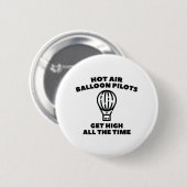 Ballonpiloten Ronde Button 5,7 Cm (Voorkant /achterkant)