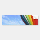 Ballonregenboog in de lucht bumpersticker (Voorkant)