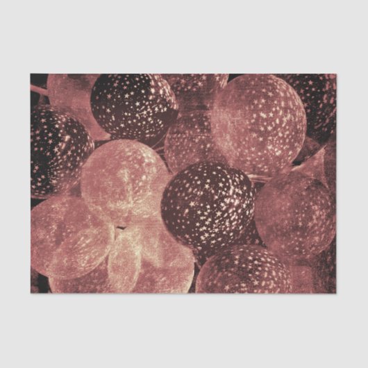 Ballons  Antiek Retro Brown Old Texture Tissuepapier (Voorkant)