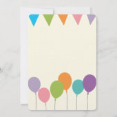 ballons & banting banner kaart (Achterkant)