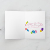 Ballons Birthday Feestdagen Kaart (Binnen)