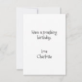 Ballons Birthday Kaart (Achterkant)