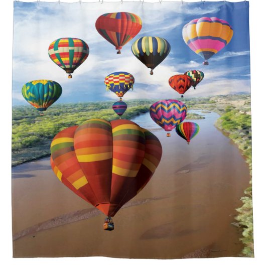 Ballons boven Rio Douchegordijn (Voorkant)